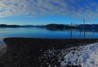 The view infront of the PNH Lodge at ORCA Cannery