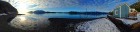 The view infront of the PNH Lodge at ORCA Cannery